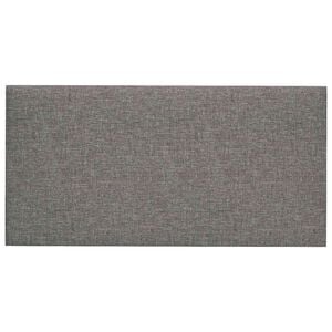 vidaXL Tăblie de Pat pentru Perete 12 buc. 30 x 15 cm Gri deschis