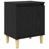 vidaXL Dulap de noapte Stejar Negru 40 x 30 x 50 cm Lemn compozit