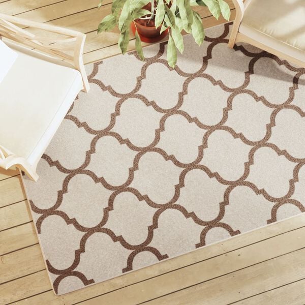 vidaXL Covor interior/exterior, multicolor, 120x180 cm, anti-alunecare