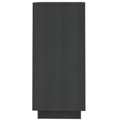 vidaXL Dulap, gri, 60x34x75 cm, lemn masiv de pin