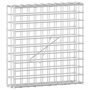 vidaXL Gabion cu s&acirc;rmă de 3,5 mm și plasă de 5x5 cm 50x10x50 cm