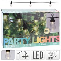 ProGarden Set de iluminat pentru petreceri cu LED, 20 lămpi, 4,5 V