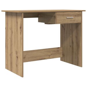 vidaXL Birou Stejar Artizanal 100 x 50 x 76 cm Lemn prelucrat