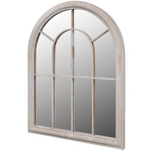 vidaXL Oglindă de grădină arcadă rustică 69x89 cm interior & exterior