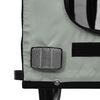 vidaXL Remorcă bicicletă animale companie gri/negru textil oxford/fier