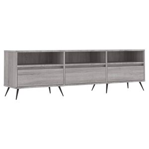 vidaXL Comodă TV, gri sonoma, 150x30x44,5 cm, lemn prelucrat