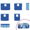 vidaXL Cadru de Pat Pe Două Niveluri pentru Copii cu Cortine