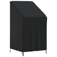 vidaXL Husă scaun de grădină, negru, 70x70x85/125 cm, Oxford 420D