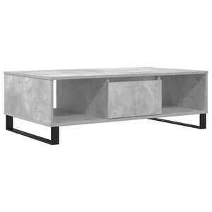 vidaXL Masă de cafea, gri beton, 104x60x35 cm, lemn compozit