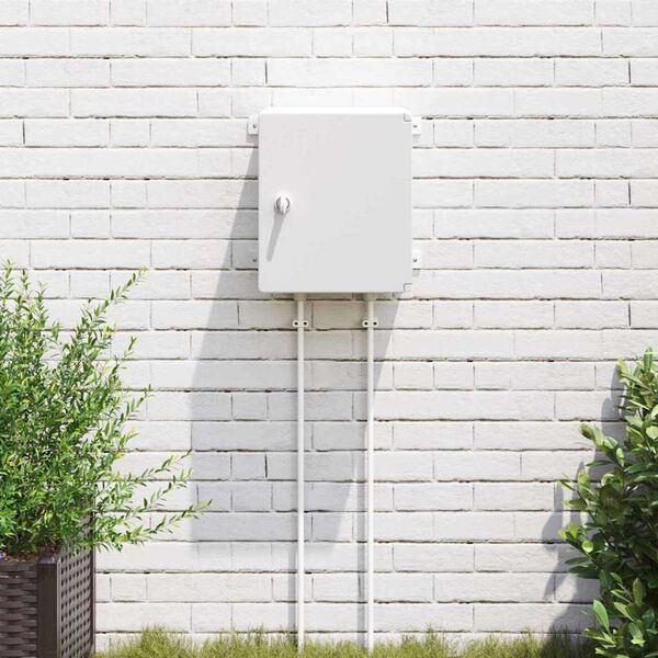 vidaXL Dulap de control Gri 47 x 20 x 60 cm Plastic ABS