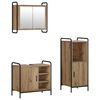 vidaXL Set dulap baie 3 buc. Stejar Artizanal 40 x 36 x 99,5 cm