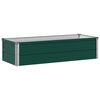 vidaXL Pat de grădină ridicat Verde 100 x 40 x 24 cm