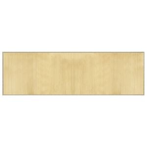 vidaXL Covor dreptunghiular, natural deschis, 60x200 cm, bambus