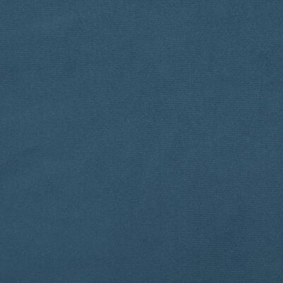 vidaXL Cadru de pat, albastru închis, 120x190 cm, catifea