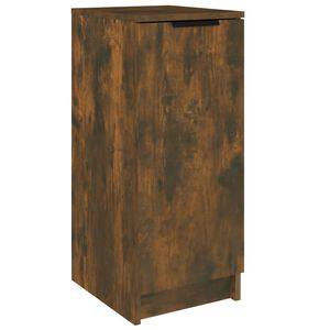 vidaXL Pantofar, stejar fumuriu, 30x35x70 cm, lemn compozit