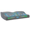 vidaXL Pernă pentru g&acirc;t Gri Spumă cu Memorie 59 x 34 x 12 cm