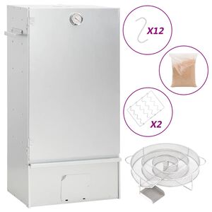 vidaXL Afumătoare cuptor/grătar, generator fum rece, oțel galvanizat