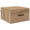 vidaXL Dulap de noapte stejar artizanal 35 x 35 x 20 cm Lemn prelucrat