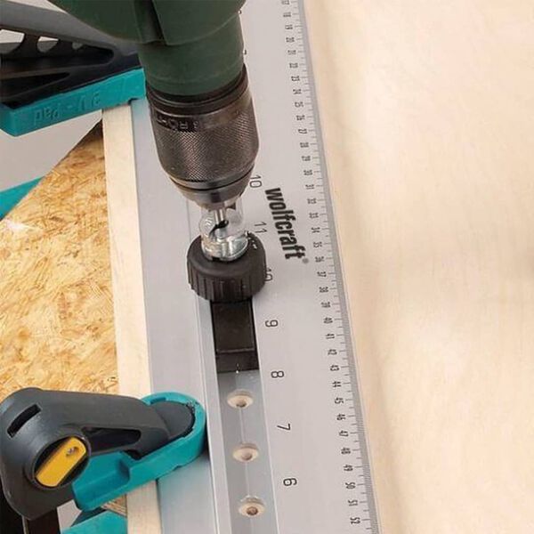 wolfcraft Dispozitiv de dibluire 5, 6, 8, 10 mm 4650000