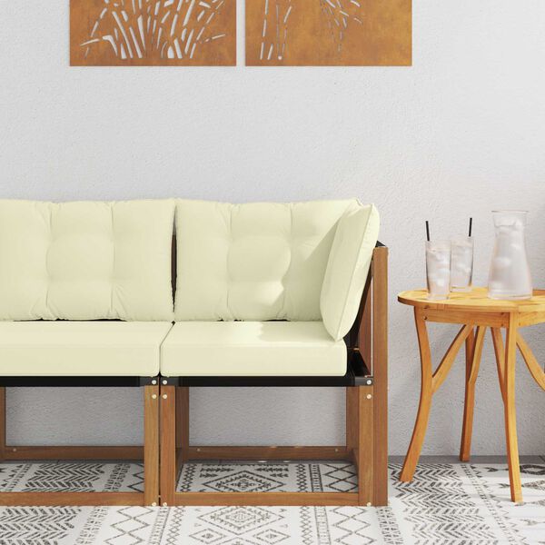 vidaXL Canapea de colț pentru exterior