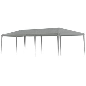 vidaXL Cort pentru Petreceri Gri deschis 900 x 300 x 255 cm PE și oțel