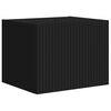 vidaXL Set Dulap pentru Televizor Montat pe Perete 6 pcs Negru