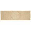 vidaXL Covor Natural și Alb 80 x 250 cm Iută