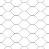 vidaXL Gard hexagonal Gri 1.6 x 25 m Oțel