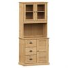 vidaXL Dulap &icirc;nalt VIGO, 78x40x175 cm, lemn masiv de pin