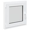 vidaXL Fereastră de subsol „RISOR” 50x50 cm oscilo-batantă DIN stânga, albă