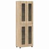 vidaXL Bufet FLORIN 60 x 35 x 182 cm Stejar Sonoma Lemn prelucrat