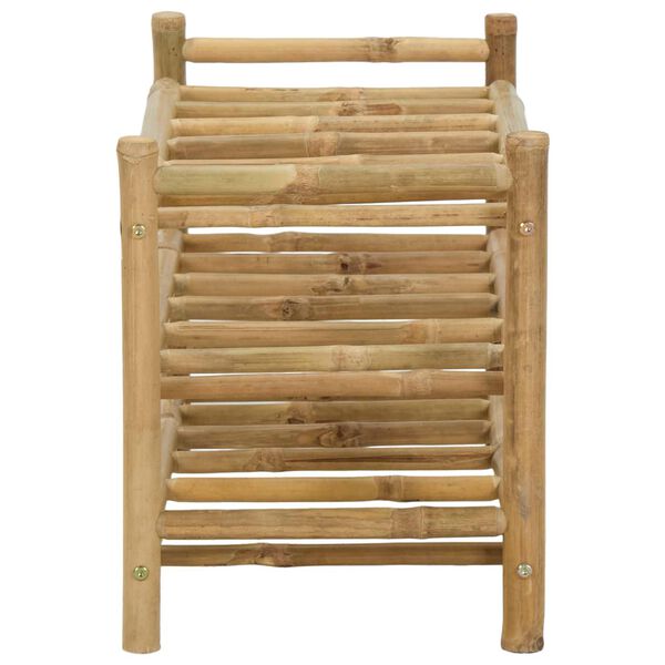 vidaXL Raft pentru vin natural 57 x 29,5 x 36 cm Bambus