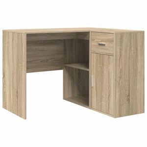 vidaXL Birou de colț cu sertar Stejar Sonoma 102 x 88 x 75 cm