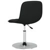 vidaXL Scaune de bucătărie pivotante, 6 buc., negru, material textil