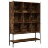 vidaXL Bibliotecă, stejar fumuriu, 102x30x141,5 cm, lemn prelucrat