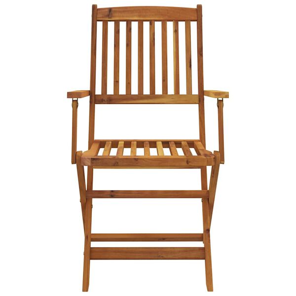 vidaXL Set mobilier de exterior pliabil, 5 piese, lemn masiv de acacia