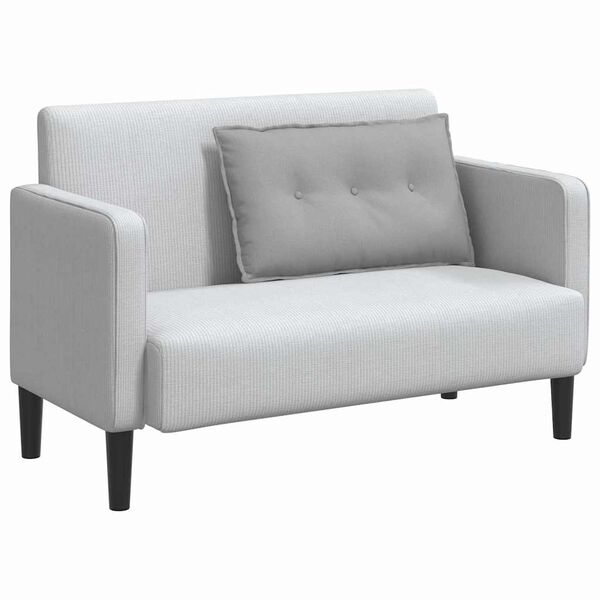 vidaXL Perna pentru spate Gri nori 80 x 19 x 50 cm țesătură