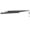 vidaXL Copertină retractabilă automată, antracit, 4x3 m