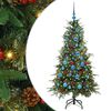 vidaXL Brad de Crăciun artificial cu ramuri articulare Verde 150 cm