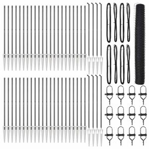 vidaXL St&acirc;lp de gard. Gri