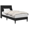 vidaXL Cadru de pat cu headboard Negru 80 x 200 cm Catifea