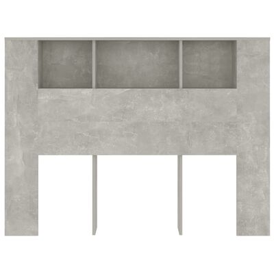 vidaXL Dulap tăblie, gri beton, 140x18,5x104,5 cm