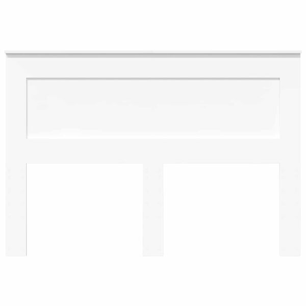 vidaXL Tăblie cap cu headboard Alb 140 cm Lemn compozit