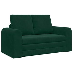 vidaXL Pat canapea Verde &icirc;nchis 148 x 71 x 83 cm Catifea