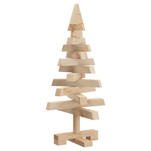vidaXL Brazi de Crăciun KOTKA 60 cm Lemn masiv de pin natural