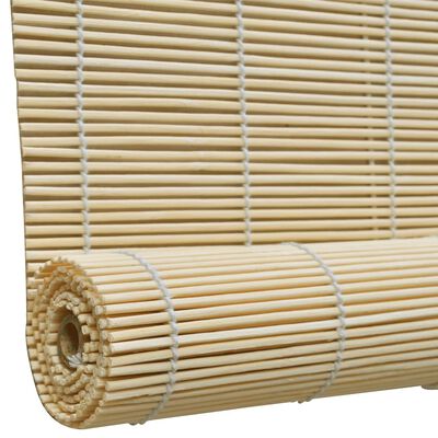 Jaluzele rulabile, 100 x 160 cm, bambus natural