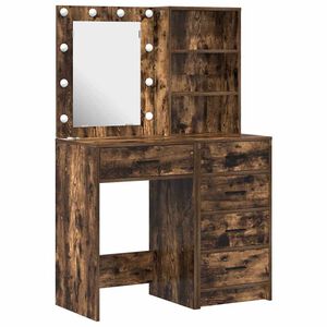 vidaXL Masă de Machiaj 2 buc. Maro 50 x 41 x 135 cm Lemn prelucrat