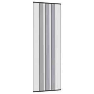 vidaXL Plasă de insecte cu cortină Negru poliester