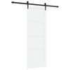 vidaXL Ușă glisantă ORKDAL 78 x 211 cm Lemn prelucrat Alb și negru