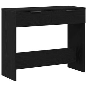 vidaXL Masă de consolă Stejar Negru 30 x 36 x 75 cm Lemn prelucrat